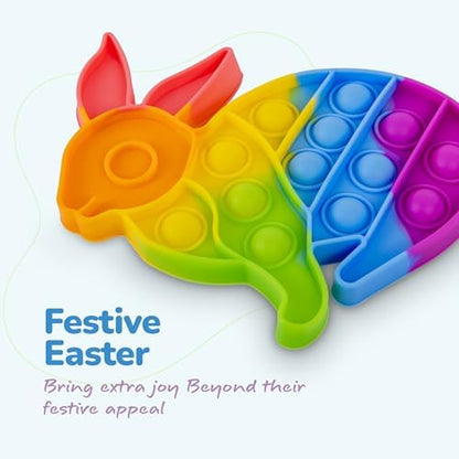 ArtCreativity eco friendly silicone fidget toys showing kids pressing the pop bubbles for motor skills