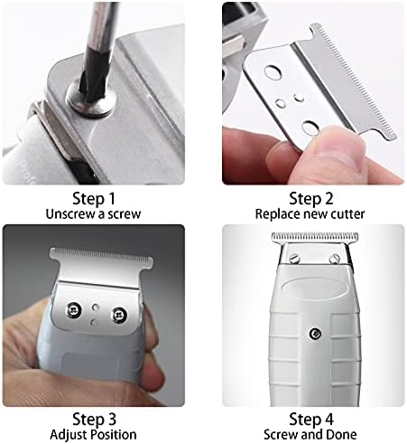 Andis compatible clipper blade set with cleaning accessories