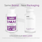 Supersmart DMAE 390 milligrams capsules packaging label