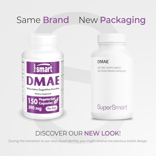 Supersmart dimethylaminoethanol 150 vegetarian capsules supplement label details