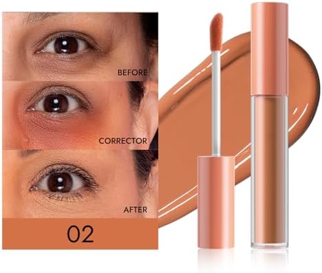 E.l.f. hydrating orange concealer tube with doe foot applicator pulled out.