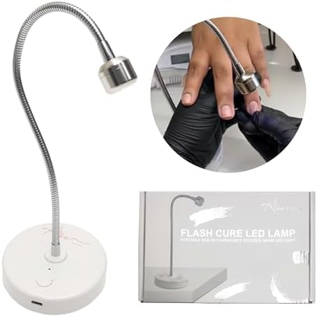 Side profile of Allkem gel nail flash cure lamp