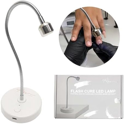 Side profile of Allkem gel nail flash cure lamp