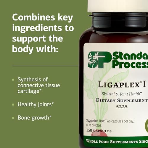Standard Process Ligaplex I 150 capsules bottle label details