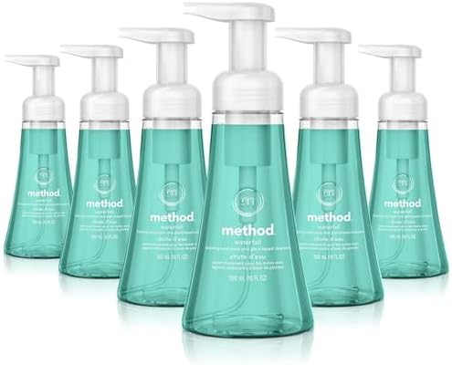 Method plant based foaming hand wash bottle showing the premium pump dispenser