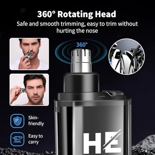 HIENA PRO hair clipper digital LED display screen showing battery percentage and power status indicator.