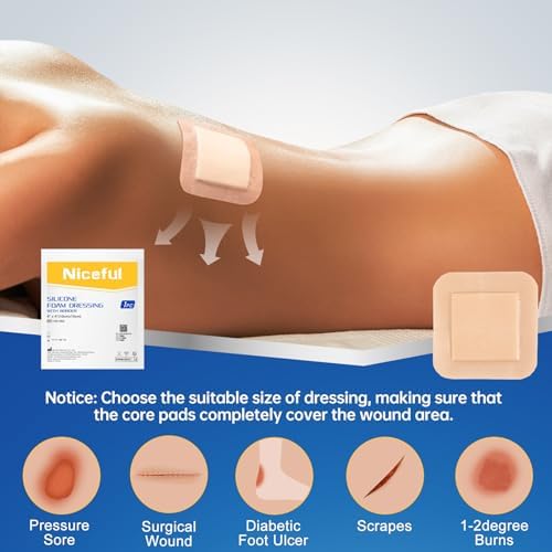 Individual sterile packaging of the premium imported foam dressing for hygienic storage
