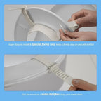 Adjustable urine diverter for family bathrooms preventing floor tile stains