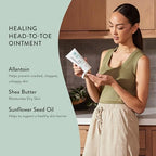 Authentic imported USA skincare balm with allantoin and shea butter ingredients