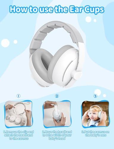 Onitoon noise canceling earmuffs inside packaging