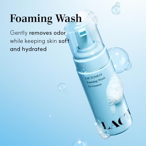 Lactomedi pH-balanced foaming wash for sensitive skin relief