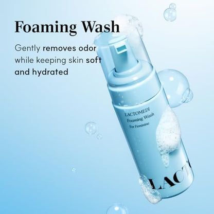 Lactomedi pH-balanced foaming wash for sensitive skin relief