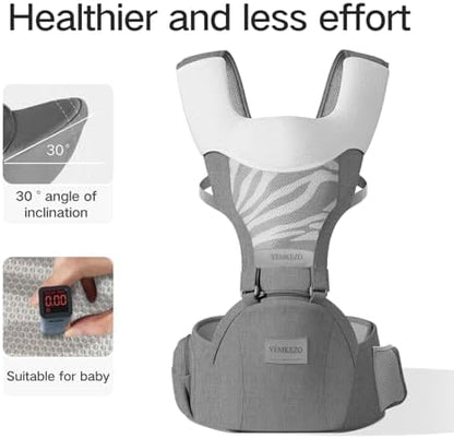 Close up of breathable fabric on Yemkezo baby holder