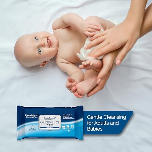 TenderProtect adult wipes 9x12 inch extra large size