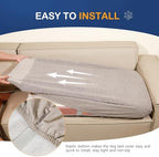 Sunsleek dog bed cover replacement being loaded into a washing machine.