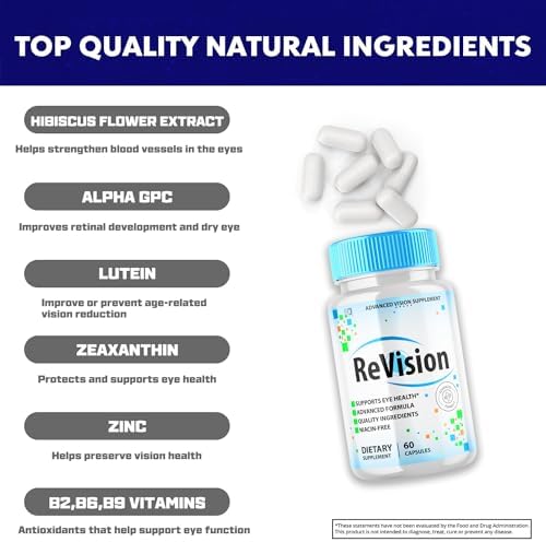 S.O Labs Revision Eye Supplement safety seal and cap detail