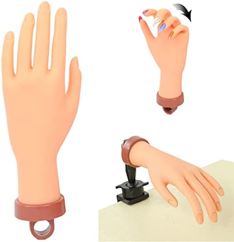 Nailwind flexible mannequin nail practice hand front view