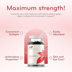 Clear Formulas astaxanthin bottle with nutritional information