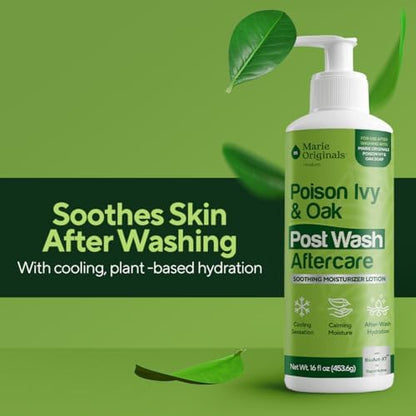 Authentic USA imported anti itch moisturizer for poison oak and ivy comfort.