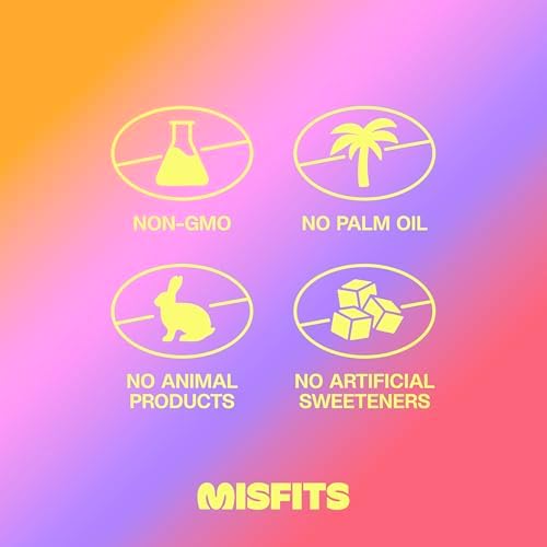 Misfits Protein Bar Variety Pack | Nutrition Bars - 14-15g Protein, 1g Sugar, Plant-based, Low Carb, Non-GMO, Gluten Free Snacks | Pack of 12, Multiple Flavors - Image 4