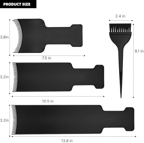 Professional hair highlight paddle for salon or home use