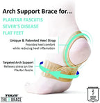 Medical grade foot brace for Sever's disease and plantar fasciitis.