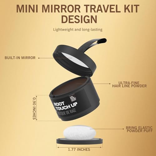 Close up of gowwim hair filler powder texture