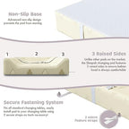 Sleepah breathable cotton changing pad side angle