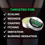 Sera Organics Jock Itch Extreme balm packaging illustrating the natural neem and tamanu ingredients.