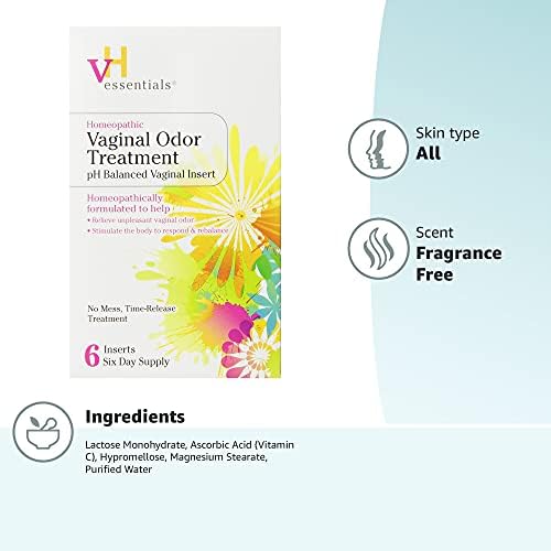vH Essentials feminine care tablets for fast acting vaginal odor relief