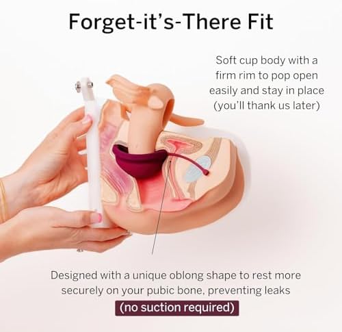 Medical grade silicone menstrual disc showing soft rim and flexible center.