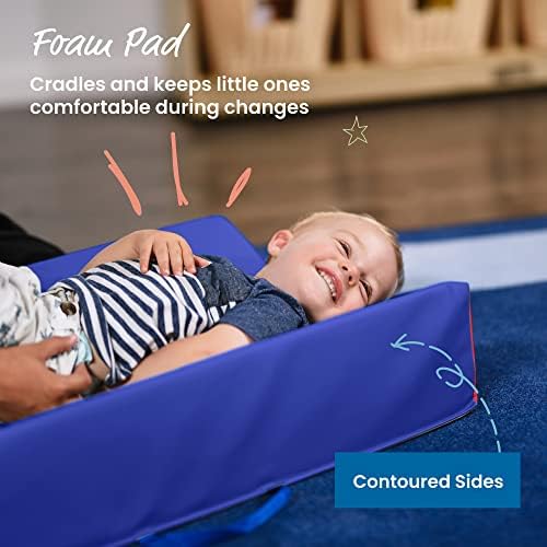 Close up of ECR4Kids portable baby changer handle