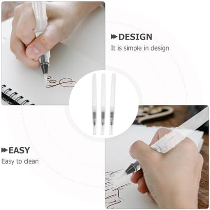 Portable EXCEART watercolor art brush pens next to a travel painting kit
