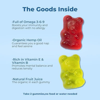 Snedark high potency vegan hemp gummies nutrition facts