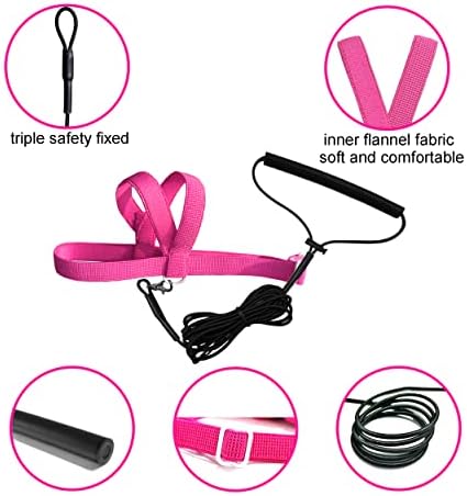 Vanfavori small bird harness showing soft cotton blend straps