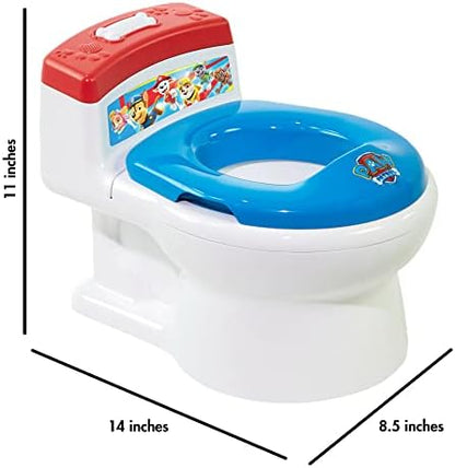 The First Years potty trainer seat on adult toilet