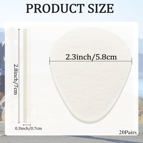 Adhesive white ball of foot cushions for metatarsalgia support
