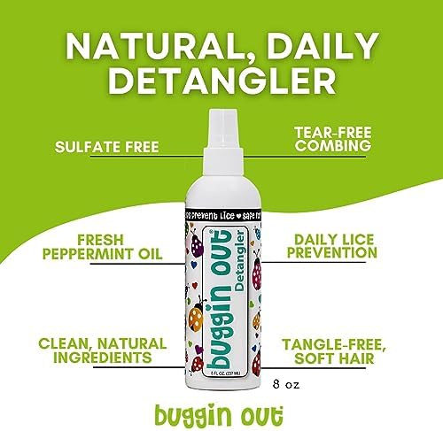 Buggin Out 8 ounce bottle showing non-toxic safety seal