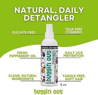 Buggin Out 8 ounce bottle showing non-toxic safety seal