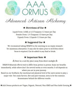 AAA Ormus Gold complete product packaging layout
