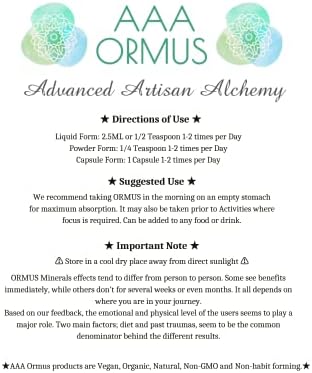 AAA Ormus Gold complete product packaging layout
