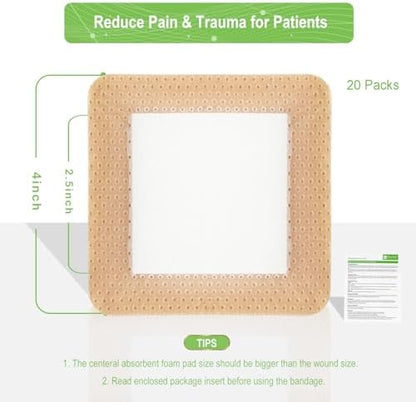NeuHeils pressure ulcer foam dressing side profile highlighting thickness and cushioning structure