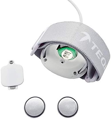 TEQIN potty training alarm with adjustable armband and moisture clip.