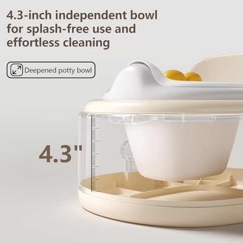 Kindsgut potty training seat placed on a standard toilet