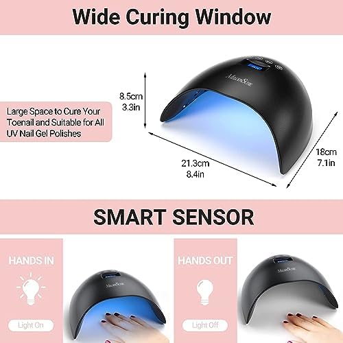 MelodySusie nail lamp curing five fingers at once