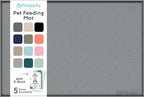 Pethappily waterproof dog mat with raised edges