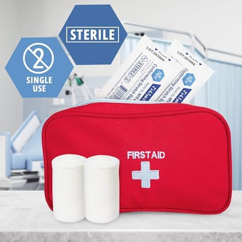 Individually wrapped sterile packets of Med Pride 2 inch non adherent wound care rolls