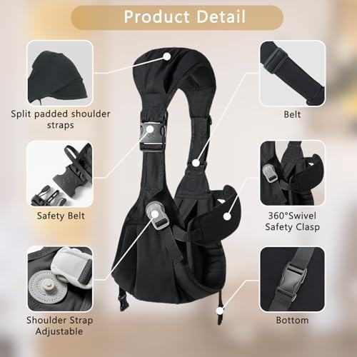 Funito ergonomic baby carrier side perspective showcasing proper hip alignment support.