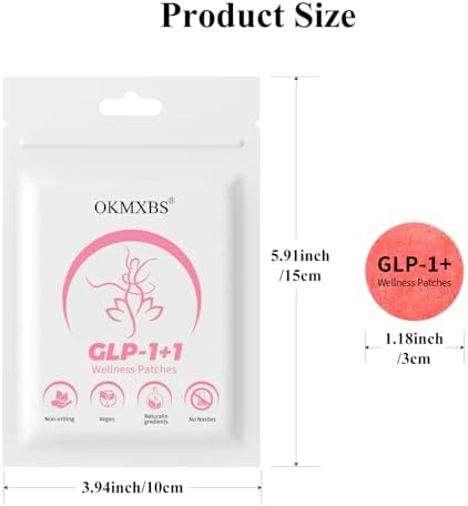 OKMXBS non irritating botanical adhesive patches for men and women close up view.
