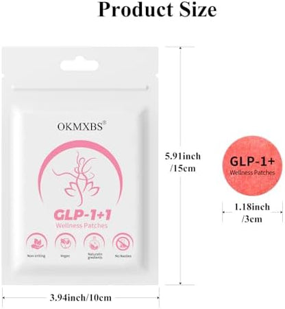 OKMXBS non irritating botanical adhesive patches for men and women close up view.